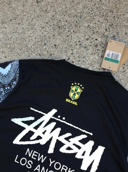 STÜSSY 2024 special edition Brasil black kit - Jesus edition (JUNIOR SIZE)