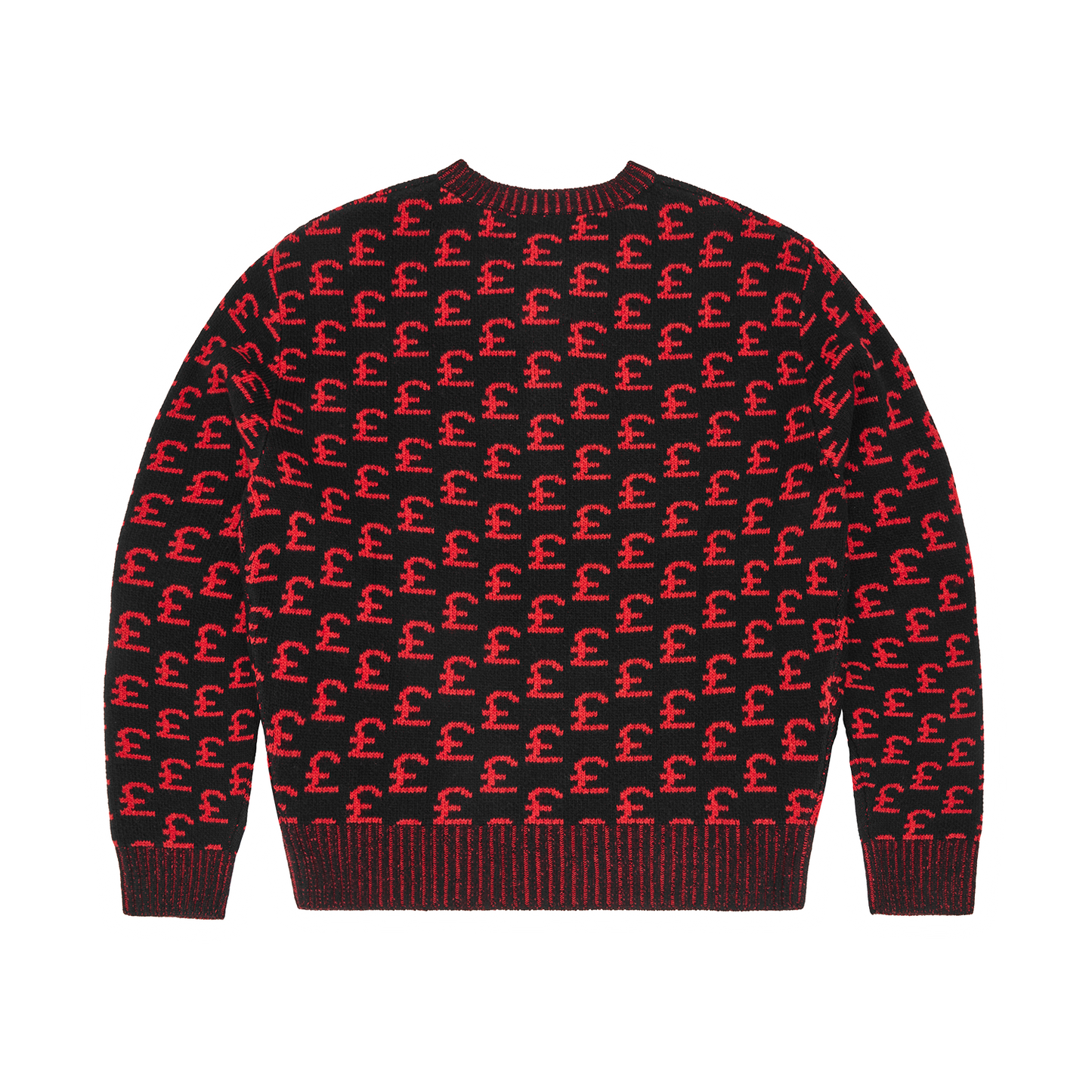 GBP JACQUARD KNIT SWEATER [BLACK]