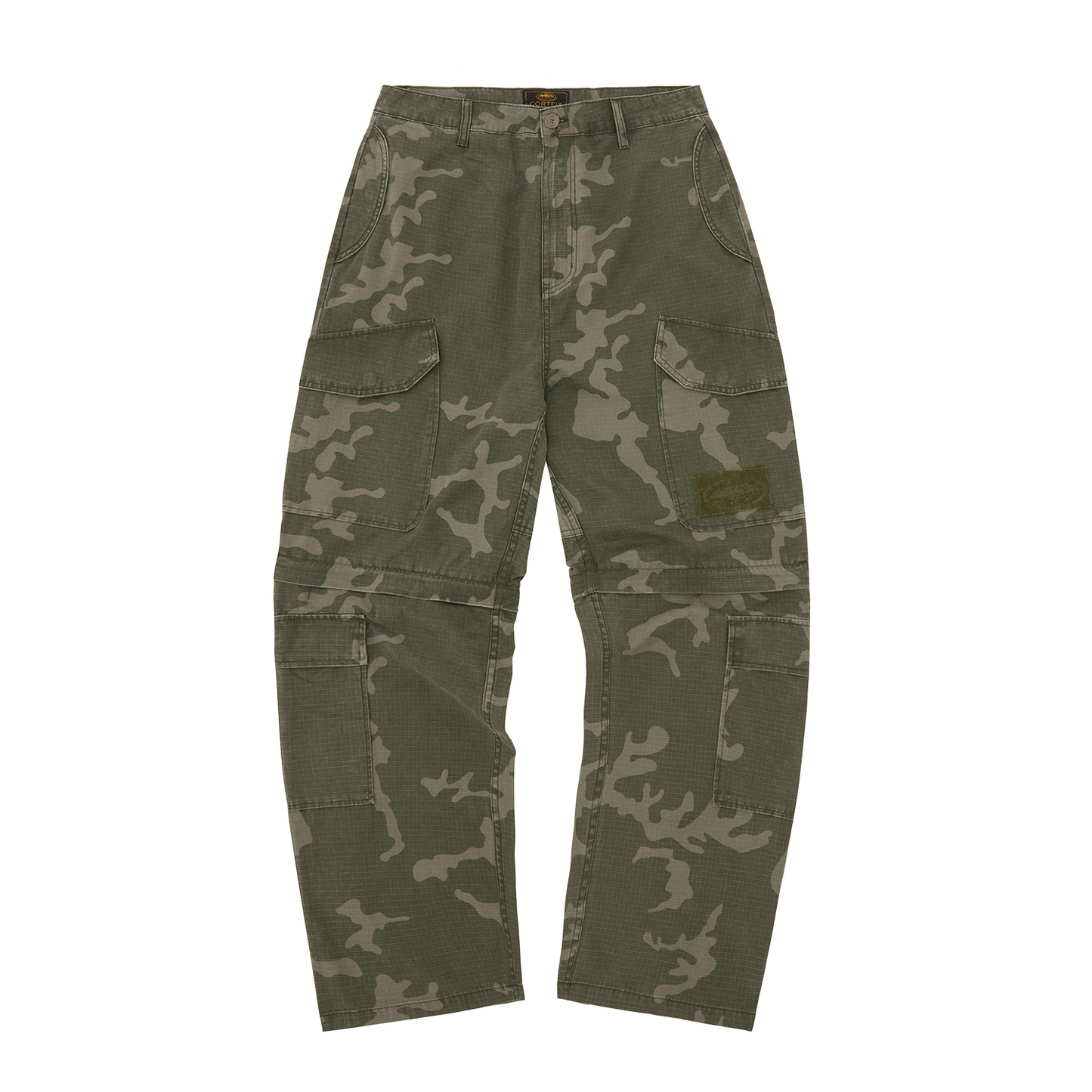 GUERILLAZ CONVERTIBLE PANT [GREEN CAMO]