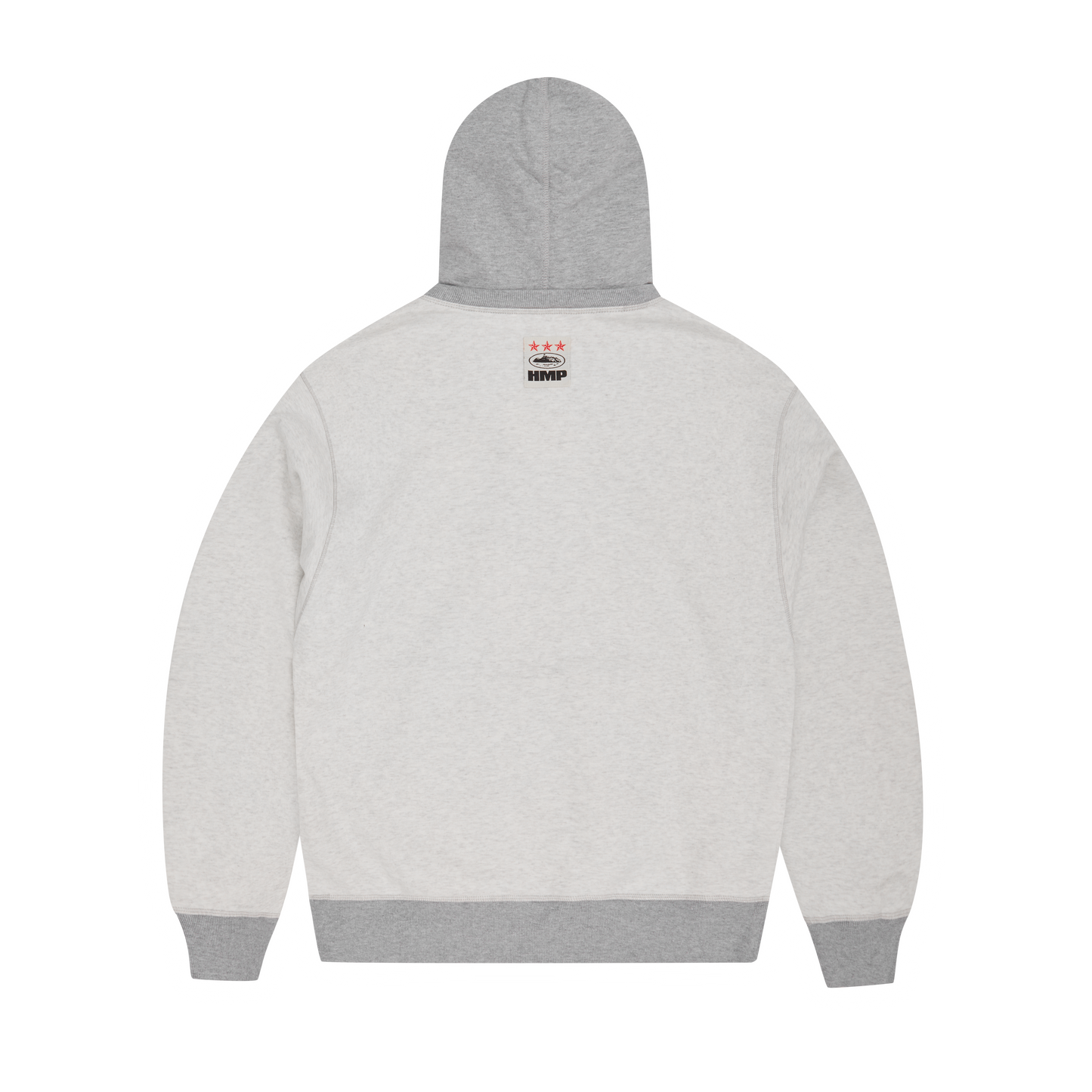 HMP CONTRAST PANEL HOODIE [HEATHER GREY]