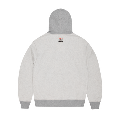 HMP CONTRAST PANEL HOODIE [HEATHER GREY]
