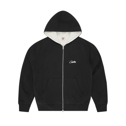 HMP THERMAL ZIP HOODIE [BLACK]