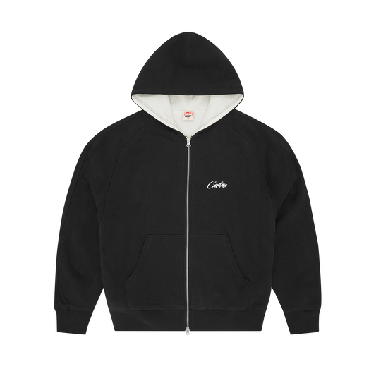 HMP THERMAL ZIP HOODIE [BLACK]