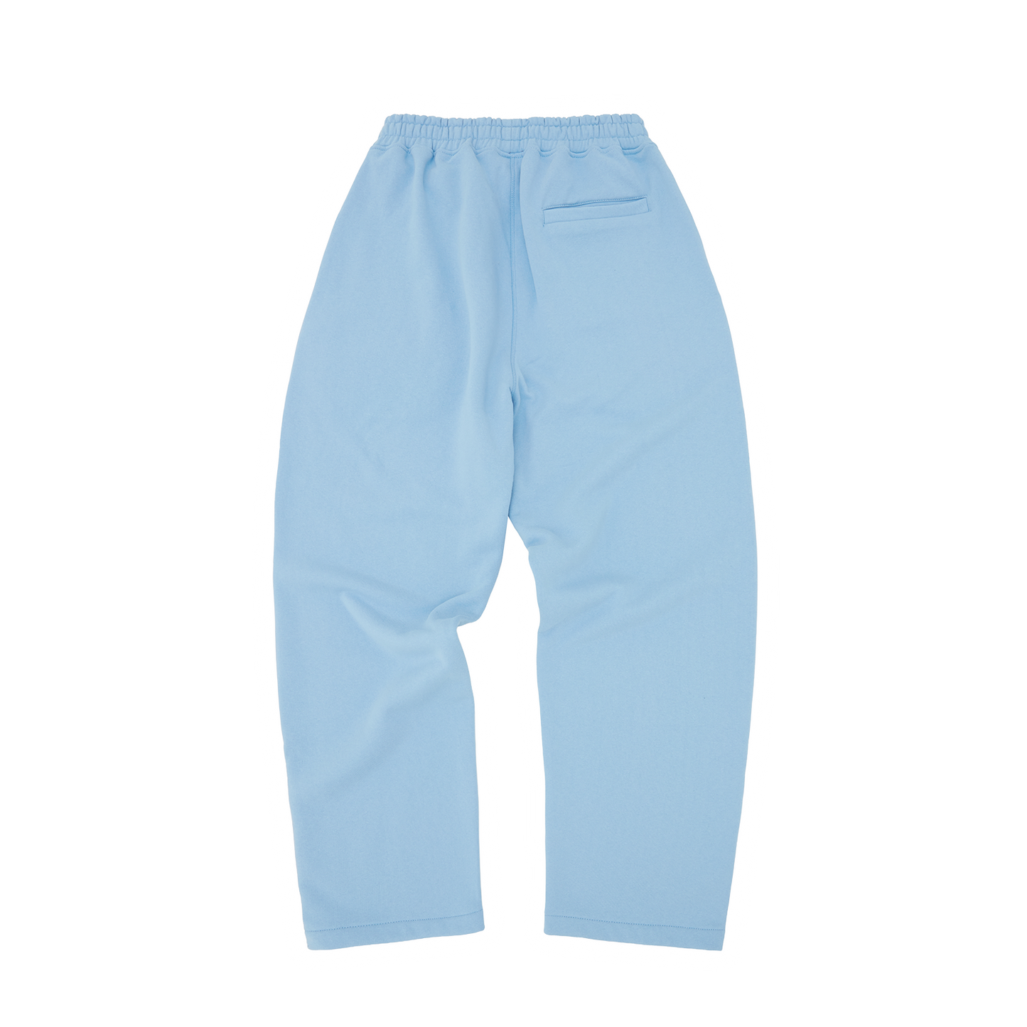 ISLAND PUFF PRINT OPEN HEM SWEATPANT [BABY BLUE]