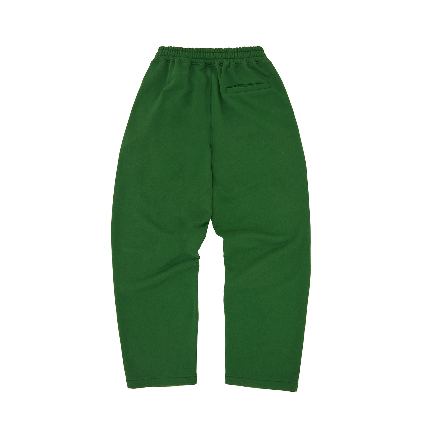 ISLAND PUFF PRINT OPEN HEM SWEATPANT [GREEN]