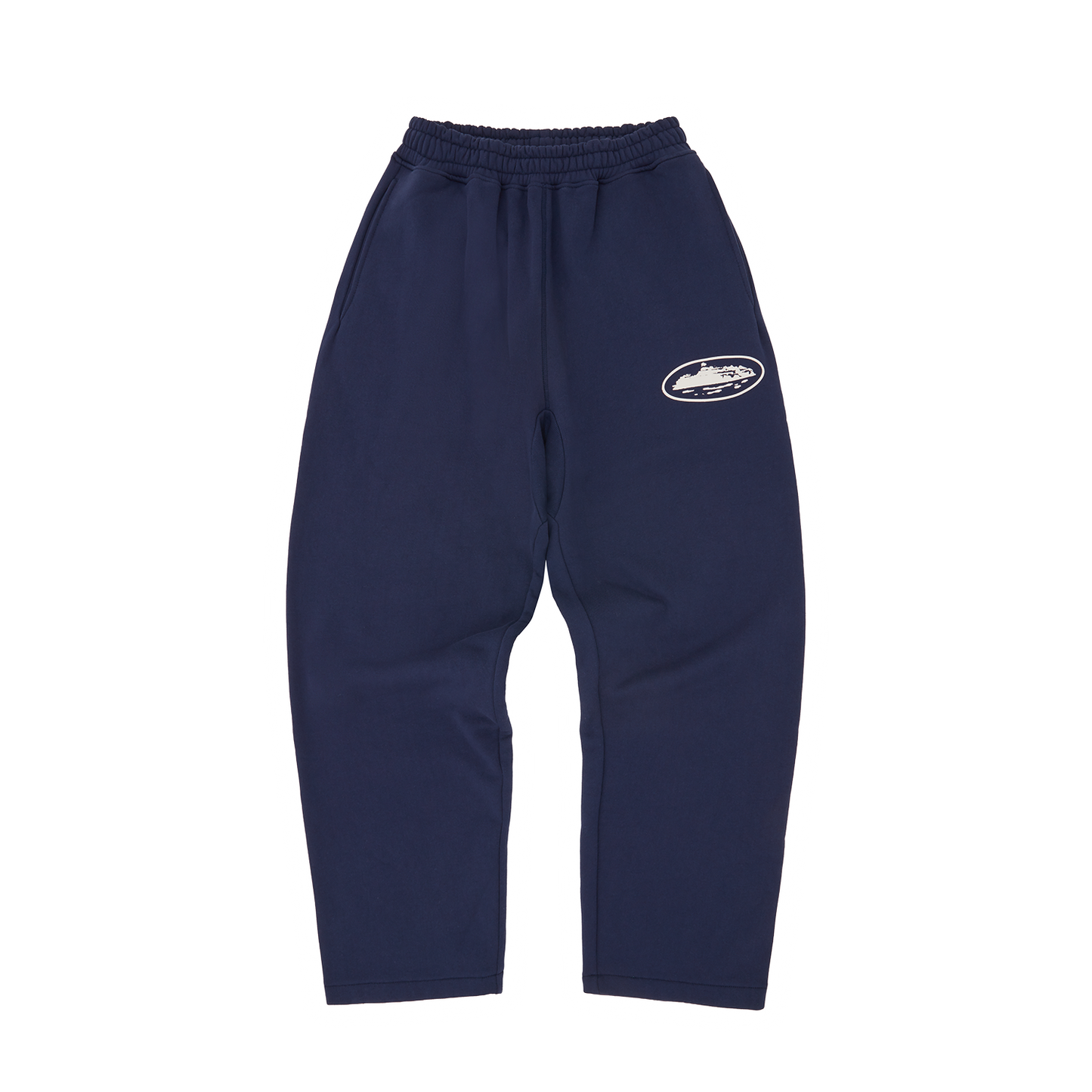 ISLAND PUFF PRINT OPEN HEM SWEATPANT [NAVY]