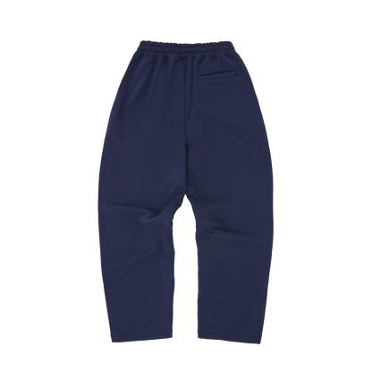 ISLAND PUFF PRINT OPEN HEM SWEATPANT [NAVY]