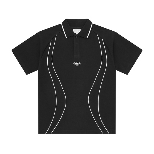 ISLAND PIQUE POLO SHIRT [BLACK]
