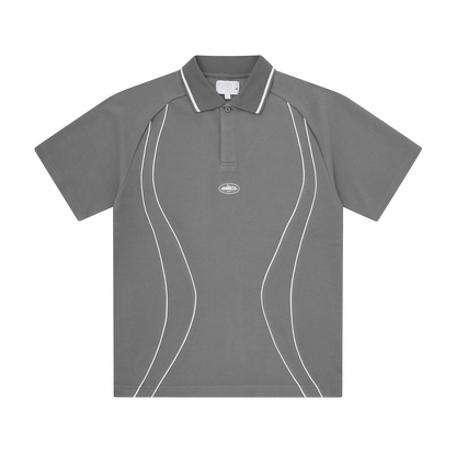 ISLAND PIQUE POLO SHIRT [GREY]