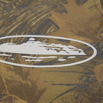 ISLAND PUFF PRINT ZIP HOODIE [FOREST CAMO]