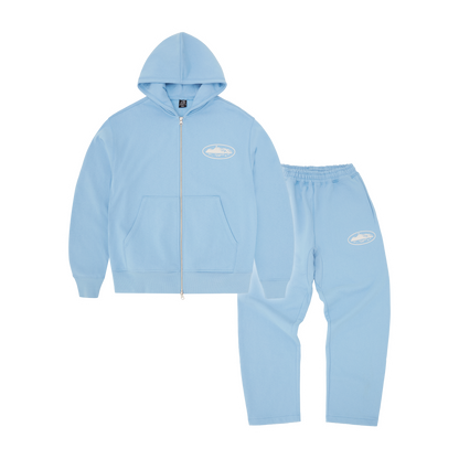 ISLAND PUFF PRINT TRACKSUIT [BABY BLUE]