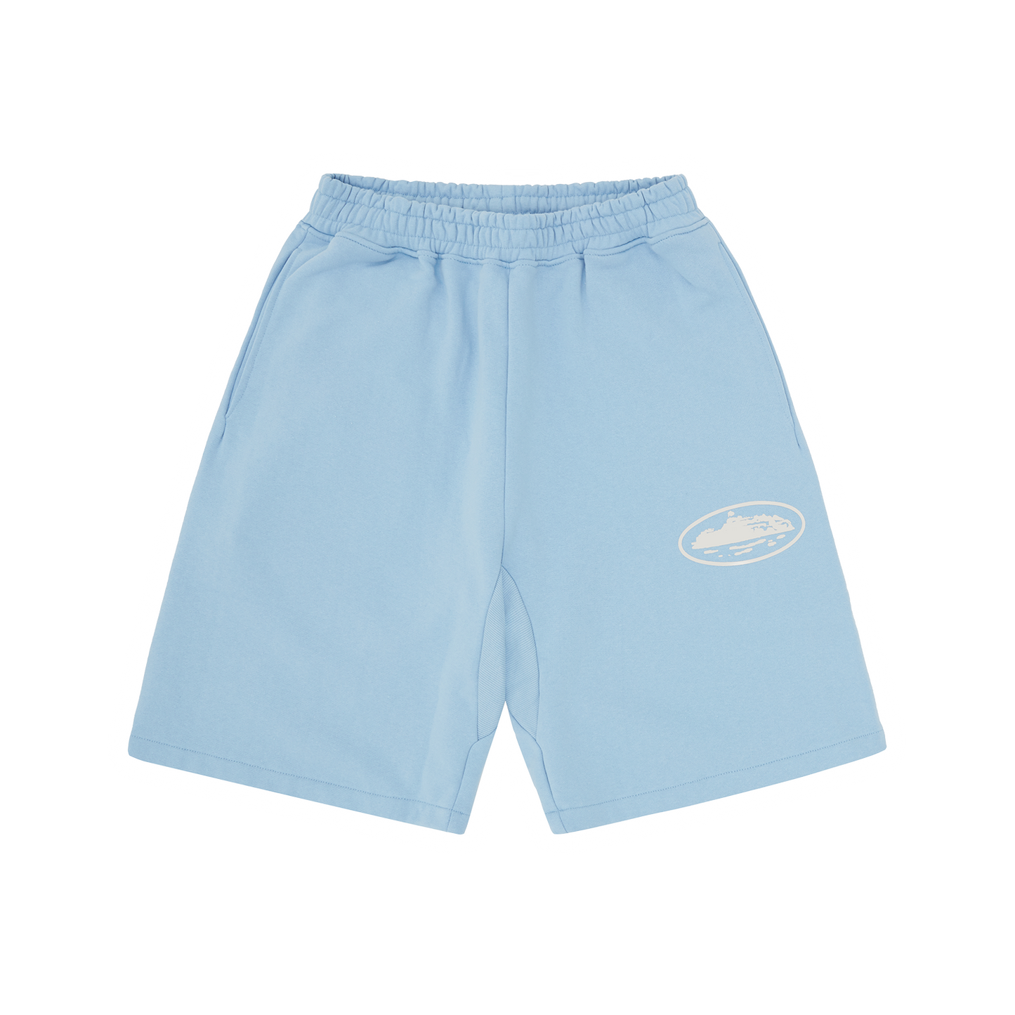 ISLAND PUFF PRINT SWEATSHORT [BABY BLUE]