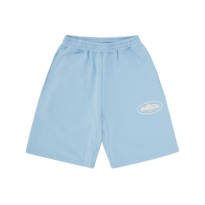 ISLAND PUFF PRINT SWEATSHORT [BABY BLUE]