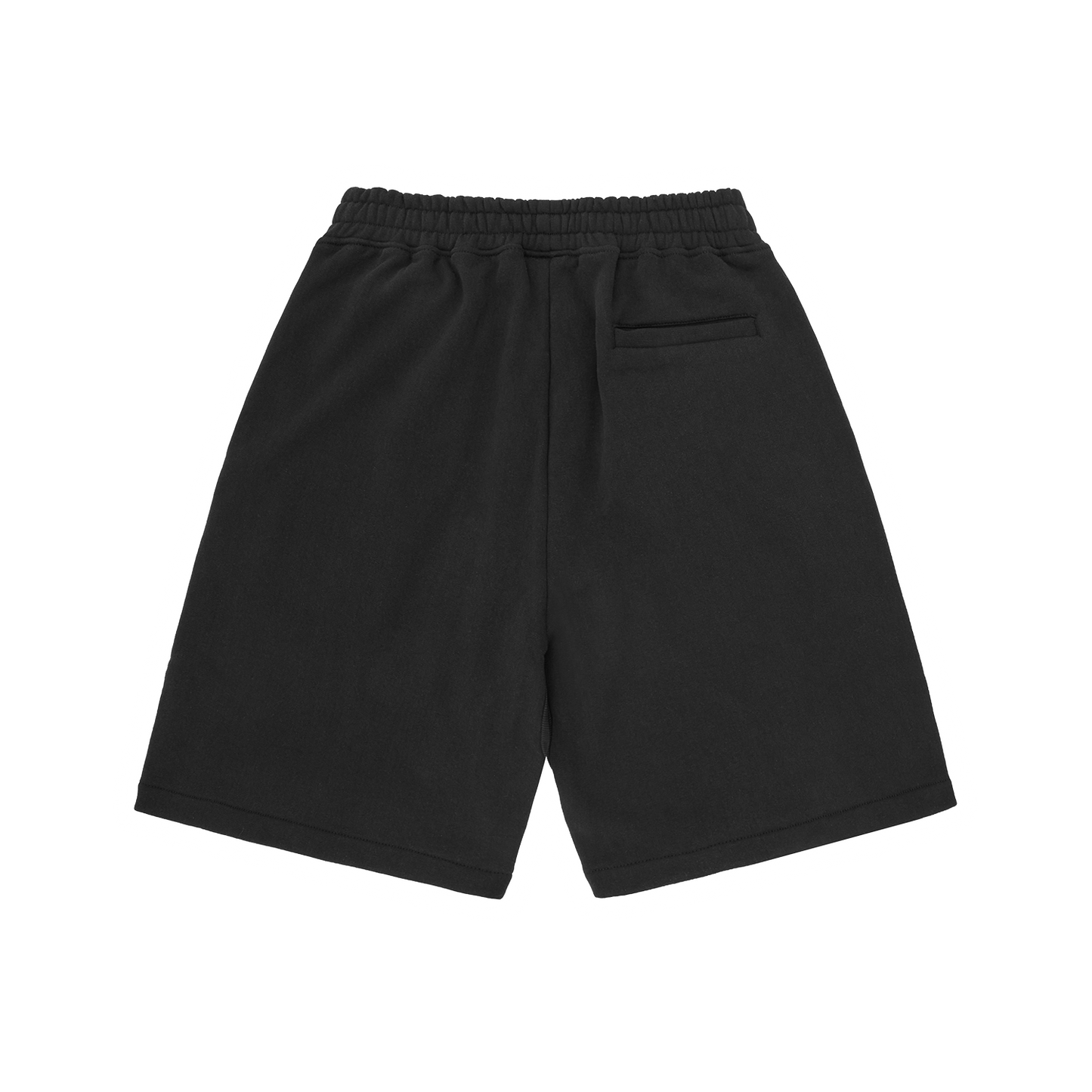 ISLAND PUFF PRINT SWEATSHORT [BLACK]