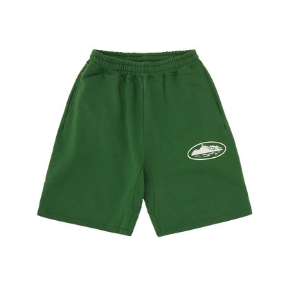 ISLAND PUFF PRINT SWEATSHORT [GREEN]