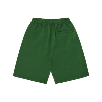ISLAND PUFF PRINT SWEATSHORT [GREEN]