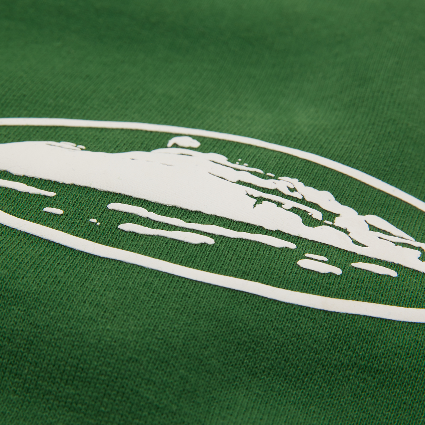 ISLAND PUFF PRINT SWEATSHORT [GREEN]