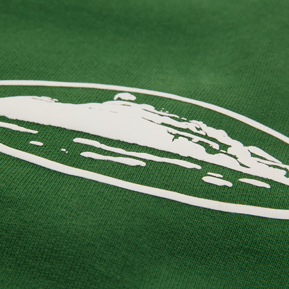 ISLAND PUFF PRINT SWEATSHORT [GREEN]