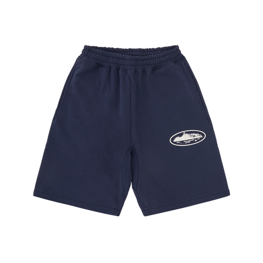 ISLAND PUFF PRINT SWEATSHORT [NAVY]