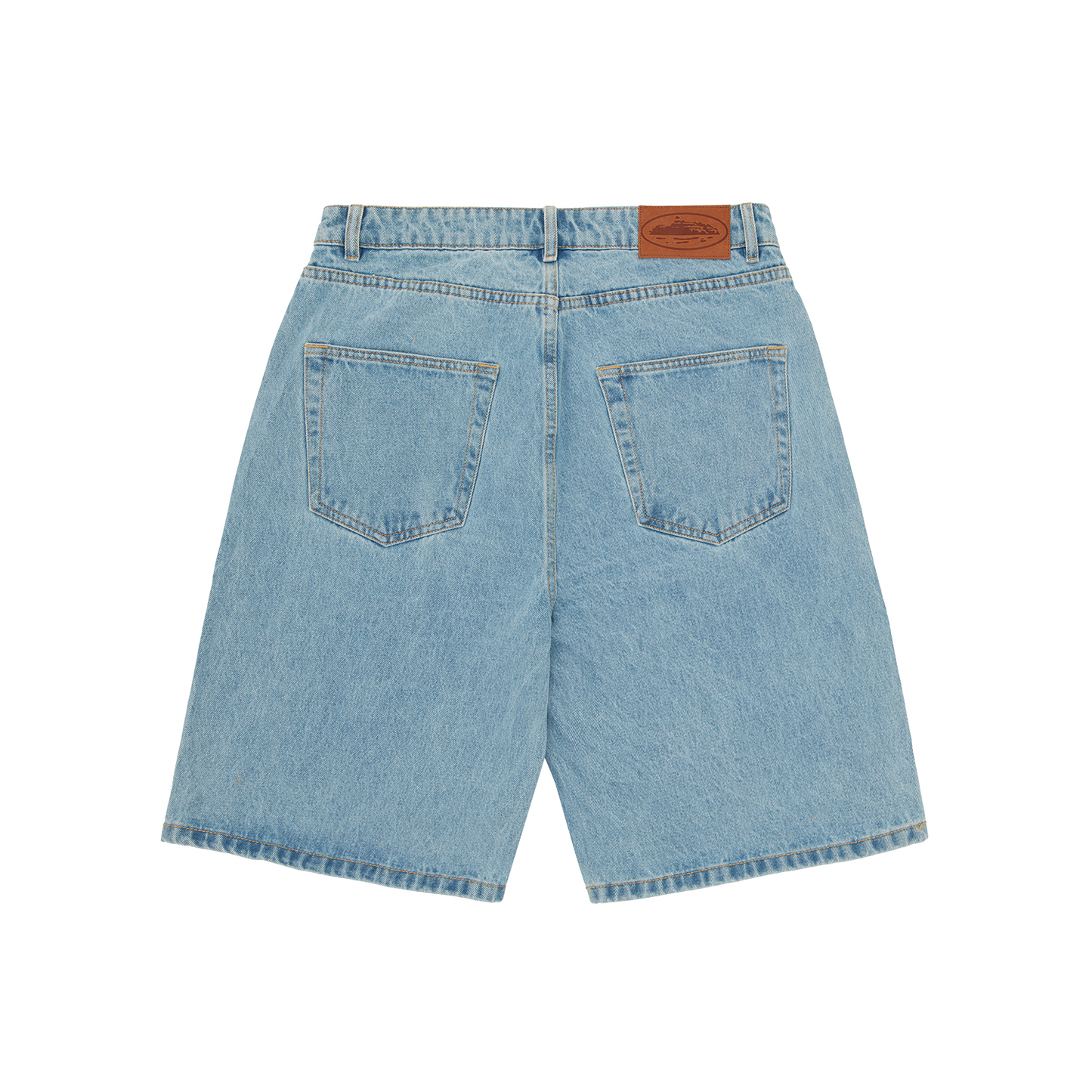ISLAND BAGGY DENIM SHORT [STONEWASH]