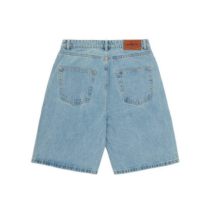 ISLAND BAGGY DENIM SHORT [STONEWASH]