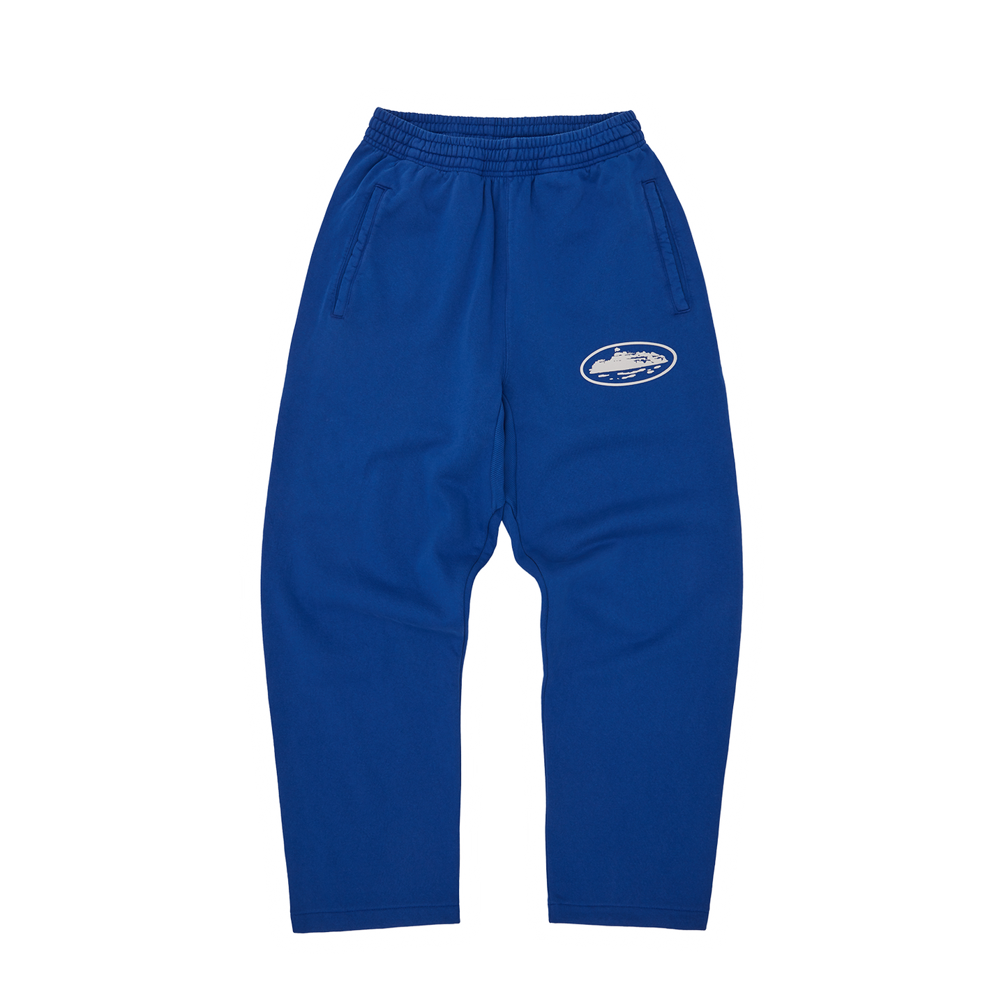 ISLAND PUFF PRINT OPEN HEM SWEATPANT [WASHED ROYAL]