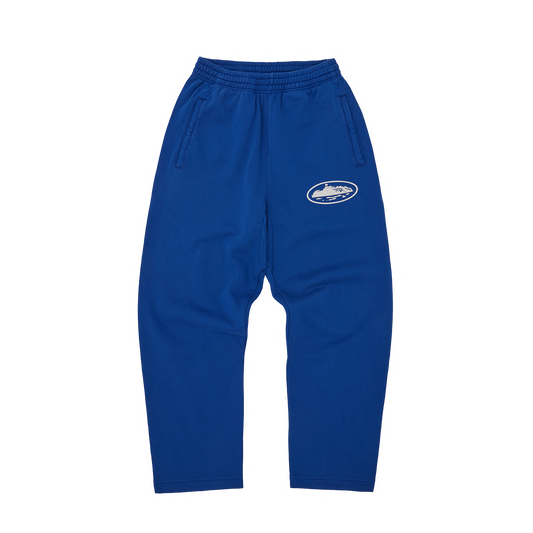 ISLAND PUFF PRINT OPEN HEM SWEATPANT [WASHED ROYAL]