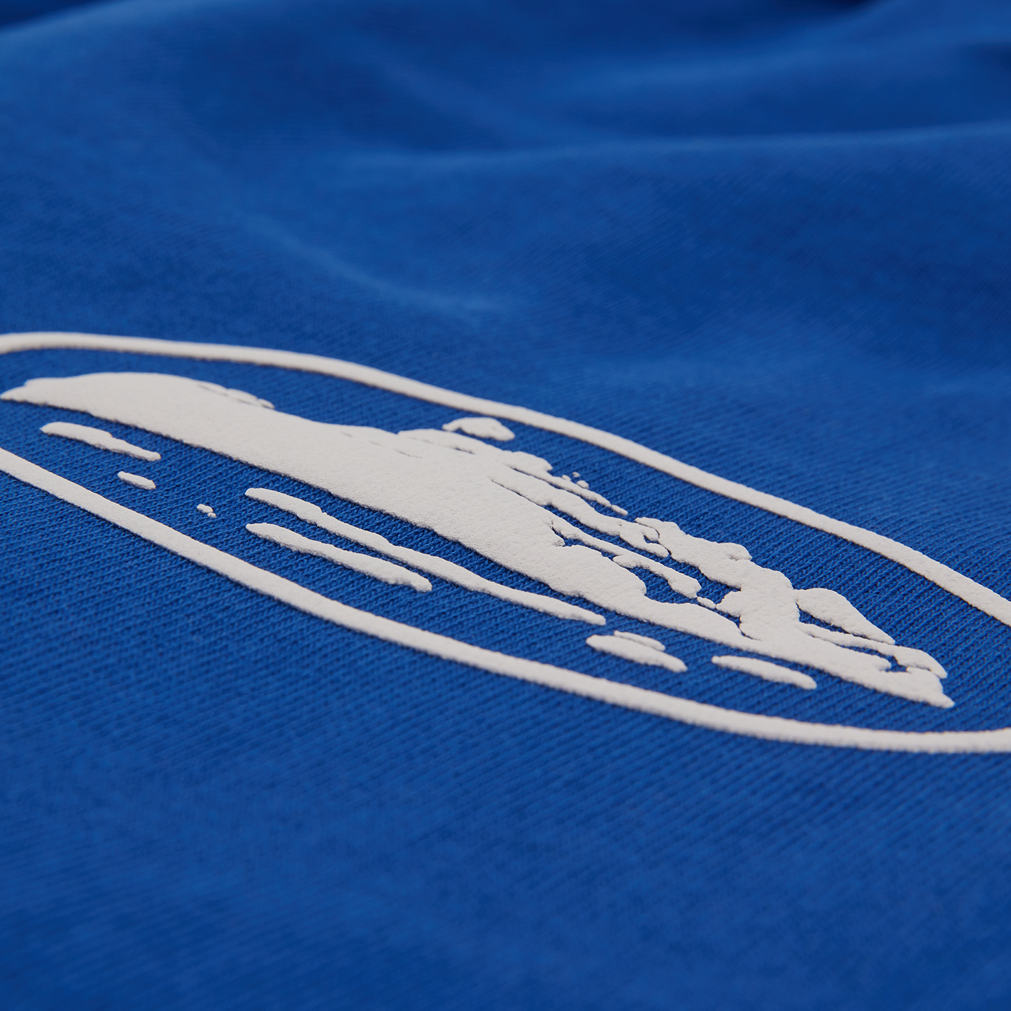 ISLAND PUFF PRINT OPEN HEM SWEATPANT [WASHED ROYAL]