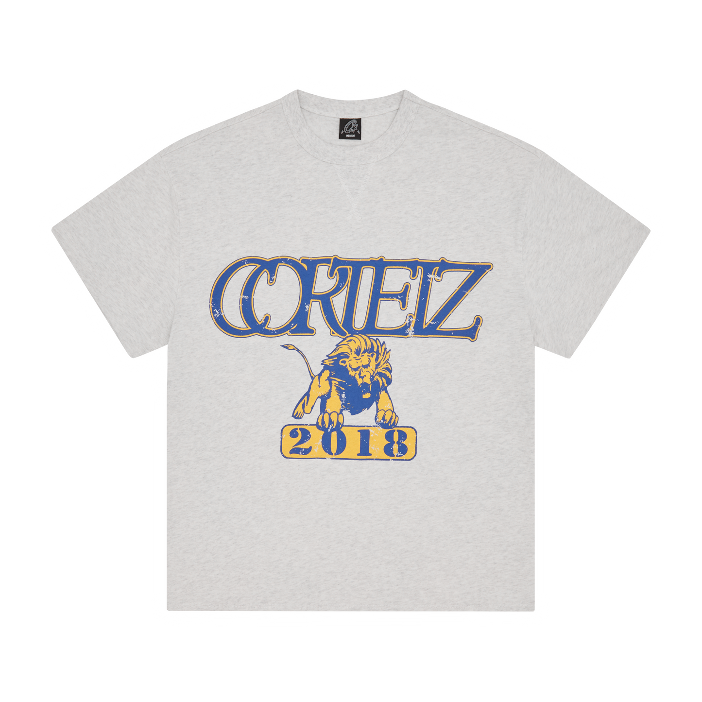 LION BOXY HEAVYWEIGHT TEE [LIGHT HEATHER]