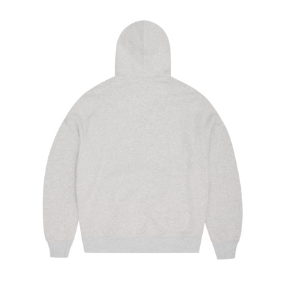 LION BOXY ZIP HOODIE [LIGHT HEATHER]