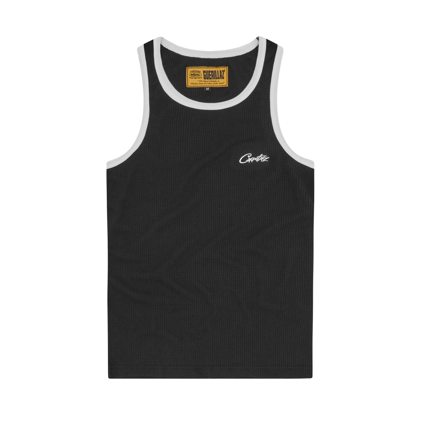 MENS CONTRAST ALLSTARZ TANK TOP [BLACK]