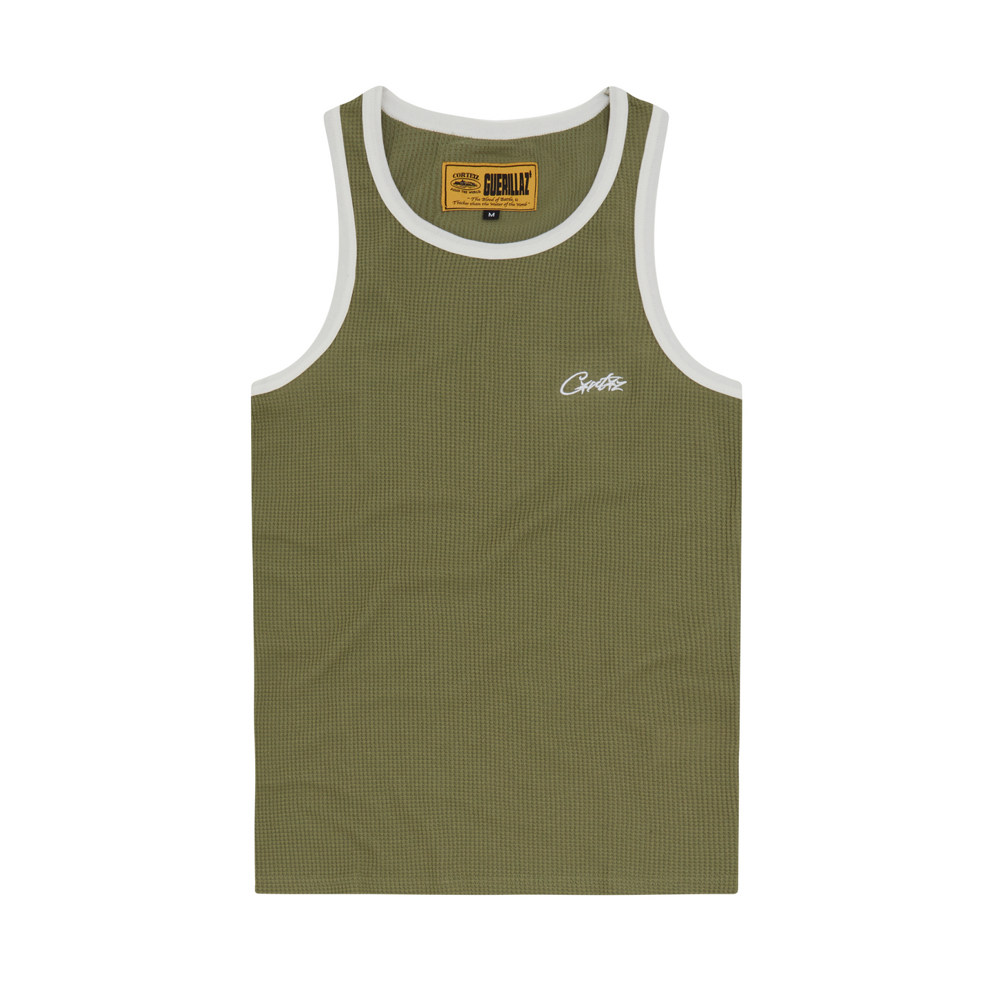 MENS CONTRAST ALLSTARZ TANK TOP [KHAKI]