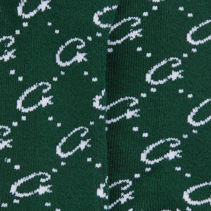 MONOGRAM SOCKS [GREEN]