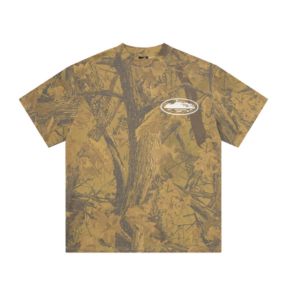 ISLAND PUFF PRINT TEE [FOREST CAMO]