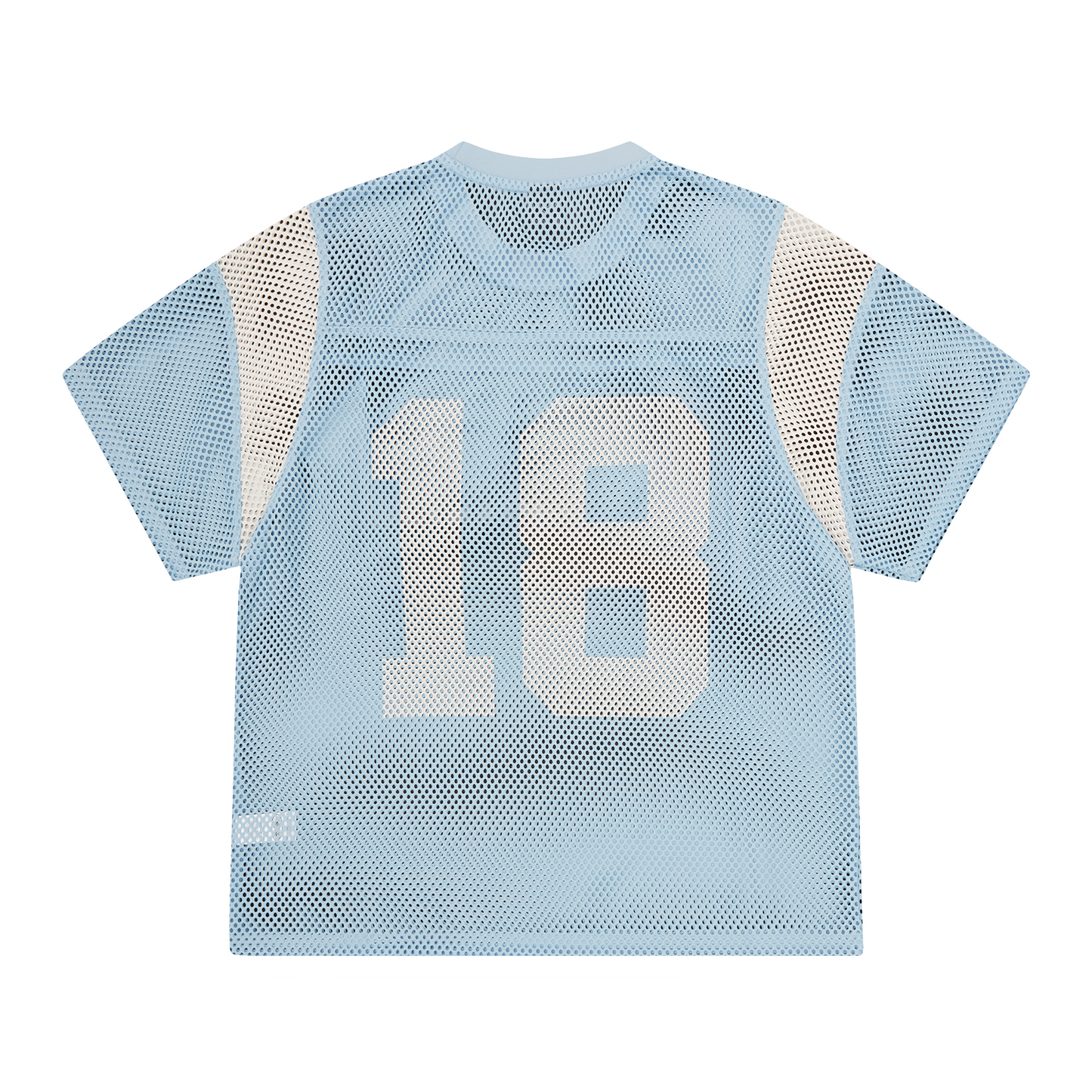 OPEN MESH PANEL JERSEY [BABY BLUE/WHITE]