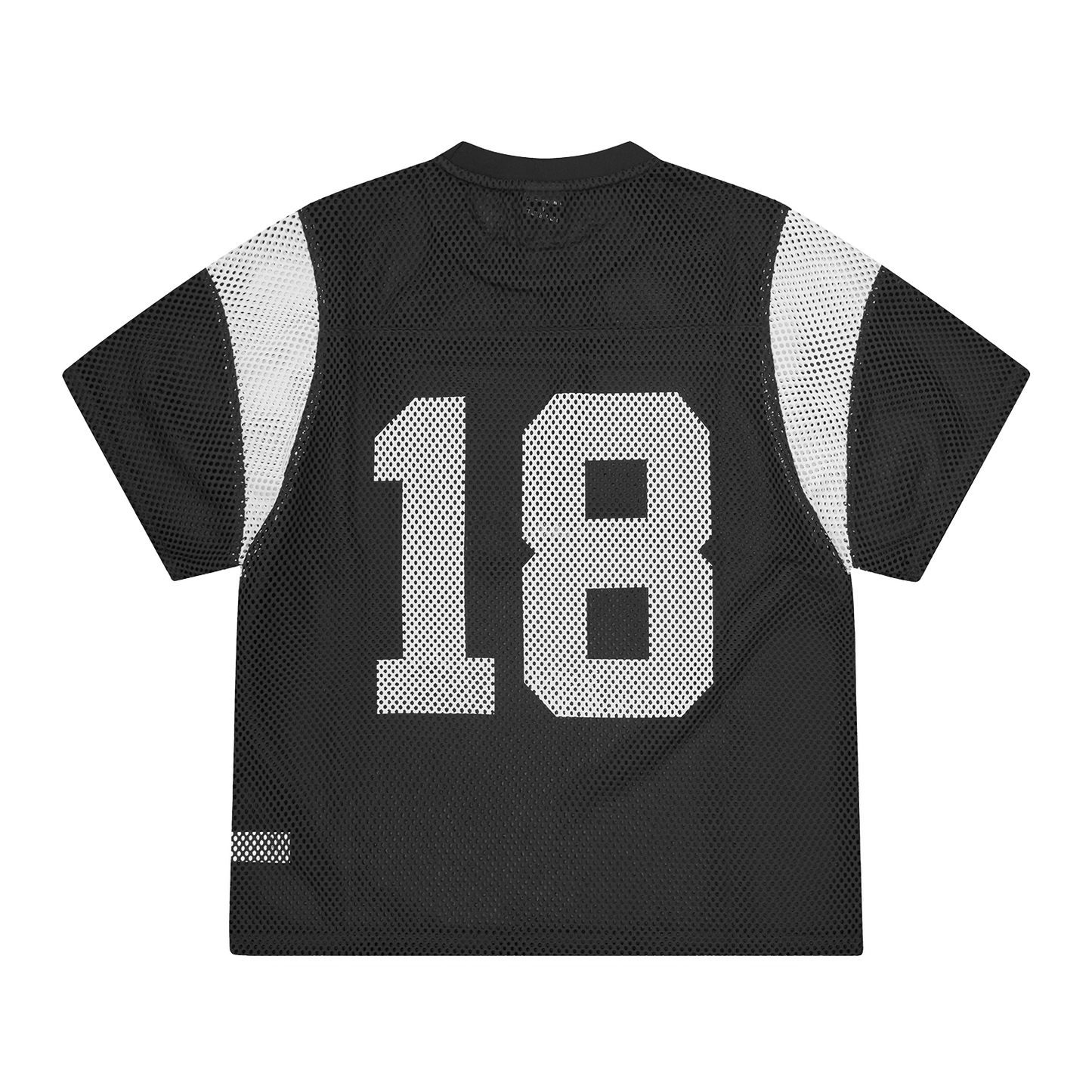 OPEN MESH PANEL JERSEY [BLACK/WHITE]