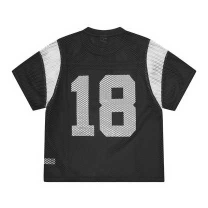 OPEN MESH PANEL JERSEY [BLACK/WHITE]