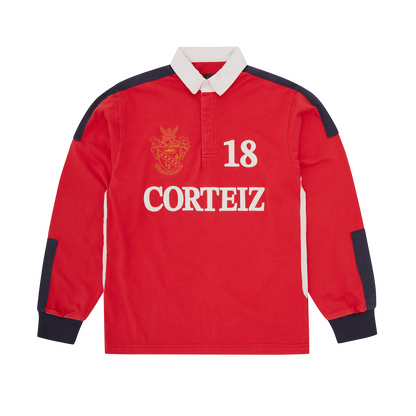 PANELLED RUGBY [RED]