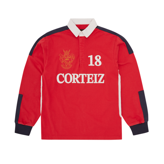 PANELLED RUGBY [RED]