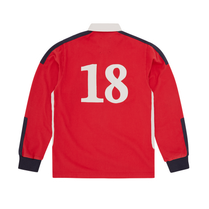 PANELLED RUGBY [RED]