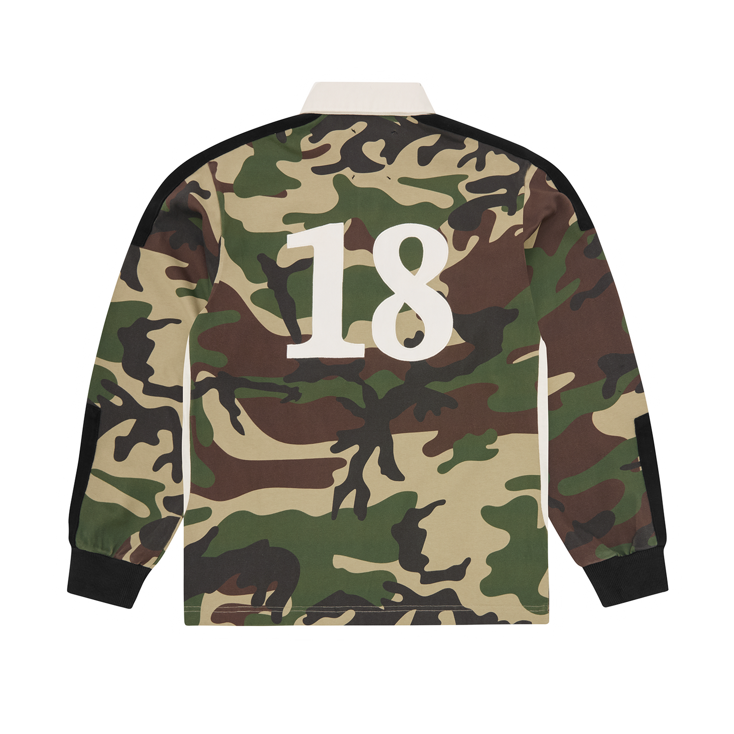 PANELLED RUGBY [WOODLAND CAMO]