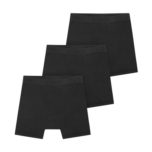 BLACK TONAL ALLSTARZ BOXERS [3 PACK]