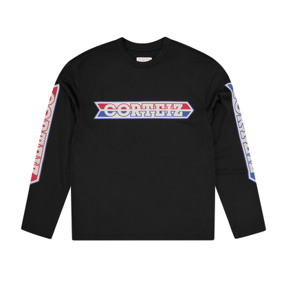 RACE MESH LS JERSEY [BLACK]