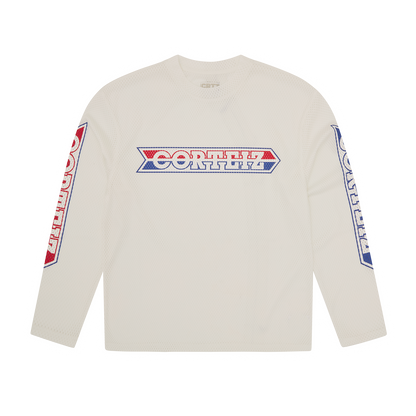 RACE MESH LS JERSEY [OFF WHITE]