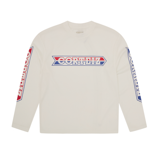 RACE MESH LS JERSEY [OFF WHITE]