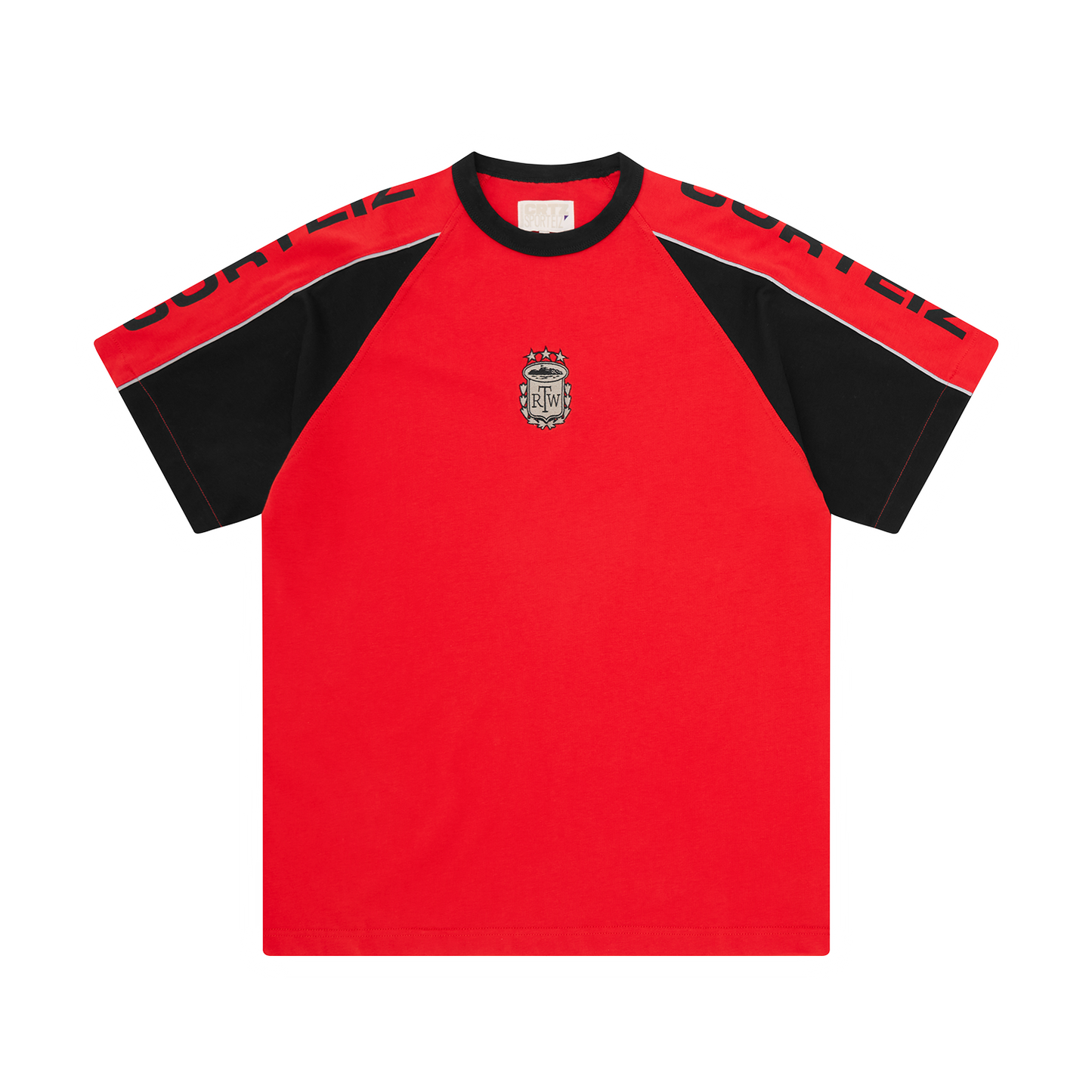 RAGLAN SPORT BOXY TEE [RED]