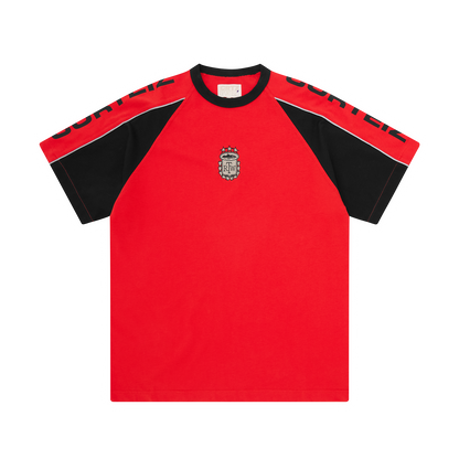 RAGLAN SPORT BOXY TEE [RED]