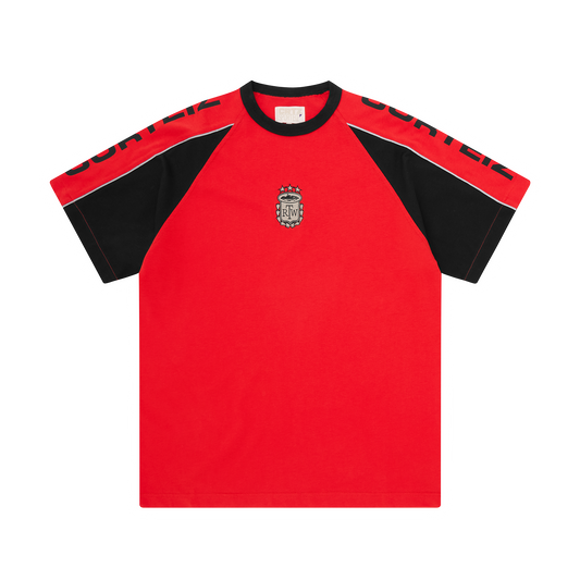 RAGLAN SPORT BOXY TEE [RED]