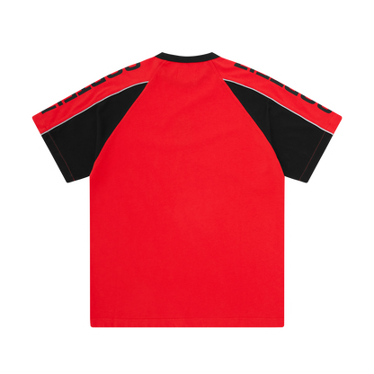RAGLAN SPORT BOXY TEE [RED]