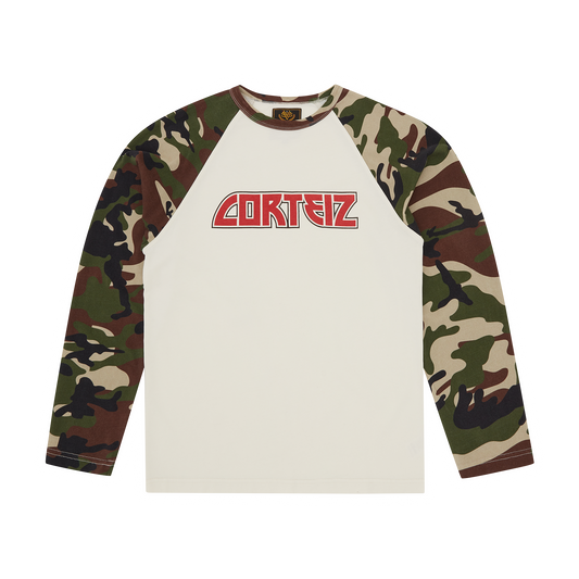 ROCK RAGLAN LS [WOODLAND CAMO]
